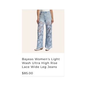 Bayern’s women’s lace Jeans